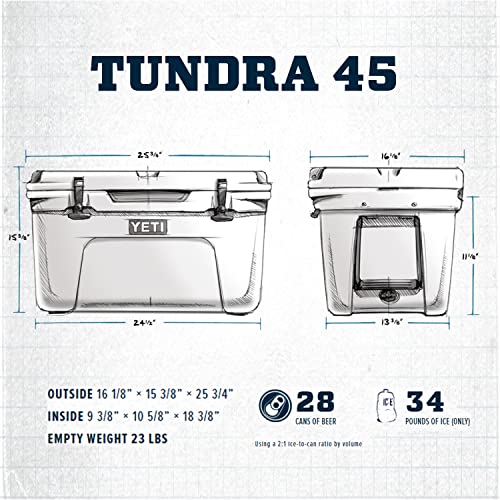 YETI Tundra 45 Cooler, White - The Beer Connoisseur® Store