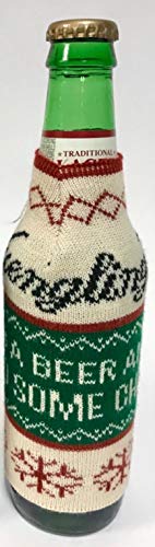 Yuengling Lager Ugly Christmas Sweater Bottle Cooler | Grab a Beer and Spread Some Cheer | Pack of One (1) - The Beer Connoisseur® Store
