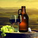 ZEAYEA 3 Pack Glass Growler, 32 oz Amber Glass Jug with Lids and Handle, Great for Beer, Home Brewing, Kombucha, Cider, Soda, Distilled Water - The Beer Connoisseur® Store